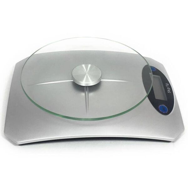 HI Digitale K&uuml;chenwaage Silbern