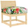 vidaXL Pallet Kissen für geeigneten Sitz Mehrfarbig 50 x 50 x 12 cm