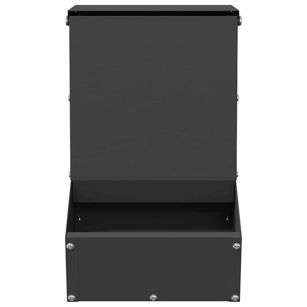 vidaXL Kaninchenf&uuml;tterer Schwarz 17,5 x 26 x 28,5 cm