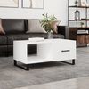 vidaXL Couchtisch Wei&szlig; 90x50x40 cm Holzwerkstoff