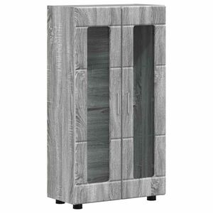 vidaXL Sideboard FLORIN 55,5 x 29 x 100 cm Sonoma-Grau Holzwerkstoff
