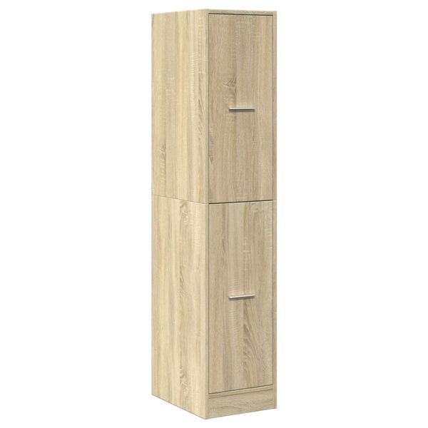 vidaXL Apothekerschrank Sonoma-Eiche 30 x 41 x 144,5 cm Holzwerkstoff