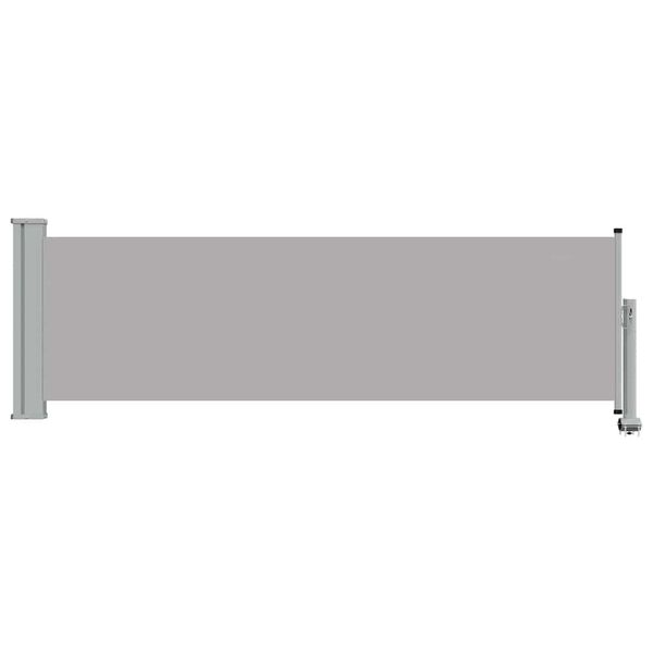 vidaXL Ausziehbare Seitenmarkise 80&times;300 cm Grau