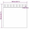 vidaXL Verdunkelungs-Vorhänge mit Ringen 2 pcs Beige 140 x 140 cm