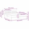 vidaXL Aufbewahrungsbett mit Matratze mit Kopfteil Rosa 90 x 200 cm