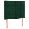 vidaXL Bettgestell ohne Matratze Dunkelgr&uuml;n 80x200 cm Samt