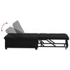 vidaXL Pull-Out Schlafsofa Schwarz 194 x 50 x 82 cm Sperrholz
