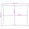 vidaXL Sonnensegel Oxford-Gewebe Rechteckig 3x4 m Terrakotta-Rot