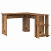 vidaXL Eck-Schreibtisch Altholz Holzwerkstoff 140 x 113,5 x 75 cm