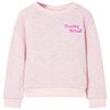 Kinder-Sweatshirt Helllila 128