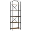 vidaXL B&uuml;cherregal 5 Ebenen 60 x 30 x 183 cm Holzwerkstoff