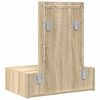 vidaXL Schminktisch mit Schubladen Braun 60 x 40 x 70 cm Holzwerkstoff
