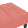 vidaXL Fu&szlig;hocker Rosa 78x56x32 cm Samt