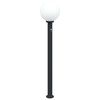 vidaXL Pollerleuchte mit Sensor 120 cm Schwarz IP44