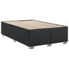 vidaXL Bettgestell ohne Matratze Schwarz 120x190 cm Kunstleder
