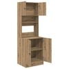 vidaXL K&uuml;chenschrank Eiche handwerklich 60 x 50 x 180 cm Holzwerkstoff