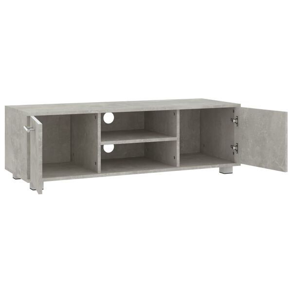 vidaXL TV-Schrank Betongrau 110x40x35 cm Holzwerkstoff