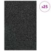 vidaXL Gummipad Schwarz Gummi