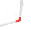 vidaXL Fußballtor für Kinder mit Bällen 2-in-1 Weiß 184x64x124 cm