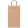 vidaXL Papiertragetaschen 250 Stk. mit Henkeln Braun 21x11x36 cm