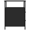 vidaXL Nachttisch Schwarz 44x45x60 cm Holzwerkstoff
