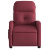 vidaXL Massagesessel Weinrot Stoff