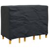vidaXL M&ouml;belbezug Uni Schwarz 130 x 80 x 70 cm 210D