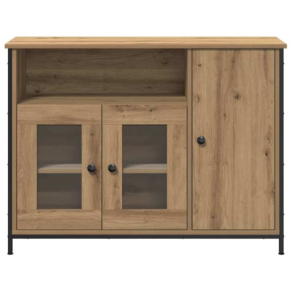vidaXL Sideboard Artisan-Eiche 100 x 35 x 75 cm