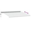 vidaXL Markise Automatisch Anthrazit & Wei&szlig; 450x350 cm