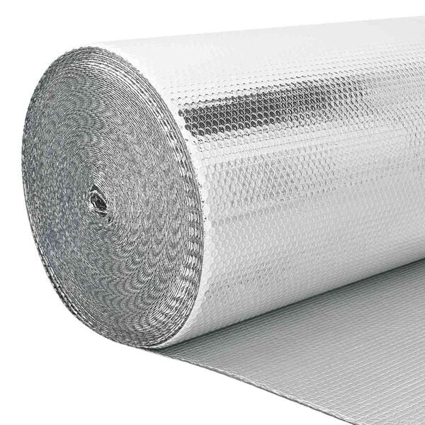 vidaXL Heizk&ouml;rper-Reflektorfolie Silber 30 x 0,6 m Polyethylen