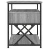 vidaXL Nachttische 2 Stk. Grau Sonoma 40x42x55 cm Holzwerkstoff