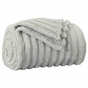 vidaXL Wohndecke Grau 240 x 220 cm 1.36 kg Fleece