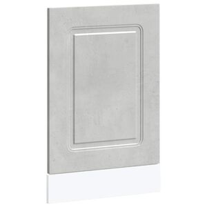 vidaXL Geschirrsp&uuml;lerblende Kalmar Betongrau 45x1,5x67cm Holzwerkstoff