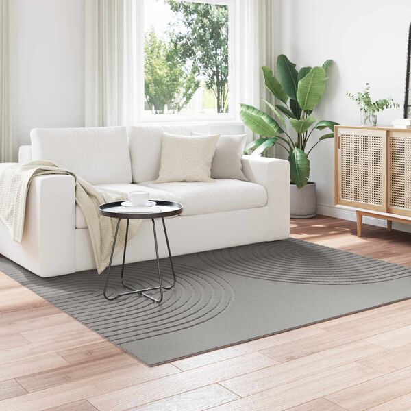 vidaXL Bereichsteppiche Quadratisch Grau 120 x 120 cm