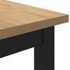 vidaXL Tisch Artisan-Eiche 100 x 50 x 76,5 cm