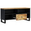 vidaXL TV-Schrank 100x33x46 cm Massivholz Mango & Holzwerkstoff
