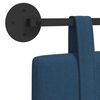vidaXL H&auml;ngevorderseite Wandmontiert Uni Blau 130 x 55 x 5 cm Stoff