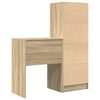 vidaXL Schreibtisch mit Schubladen 2 pcs Sonoma-Eiche