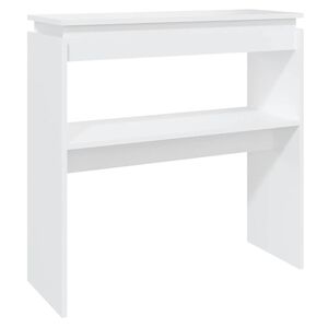 vidaXL Konsolentisch Wei&szlig; 80x30x80 cm Holzwerkstoff