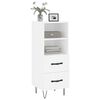 vidaXL Sideboard Wei&szlig; 34,5x34x90 cm Holzwerkstoff