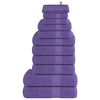 vidaXL 12-tlg. Handtuch-Set FROGN Lila 360 g/m&sup2;