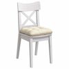 vidaXL Sitzkissen 4 pcs Creme 40 x 40 cm Cordstoff