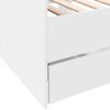 vidaXL Tagesbett mit Schubladen ohne Matratze Wei&szlig; 100x200 cm