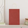 vidaXL Papiertragetaschen 250 Stk. mit Henkeln Rot 21x11x31 cm