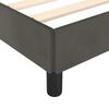 vidaXL Bettgestell ohne Matratze Dunkelgrau 160x200 cm Samt