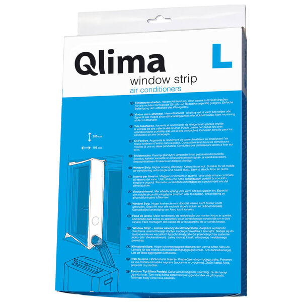 Qlima Fensterabdichtung f&uuml;r mobile Klimager&auml;te Window fitting KIT Gro&szlig;