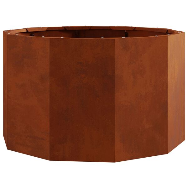vidaXL Pflanzk&uuml;bel Rostig 60 x 60 x 35 cm Wetterfeststahl