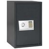 vidaXL Digitaler Safe mit Schloss Dunkelgrau 40 x 35 x 60 cm Stahl