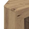 vidaXL Eck-LED-TV-Schrank Artisan-Eiche 100x40x68cm Holzwerkstoff