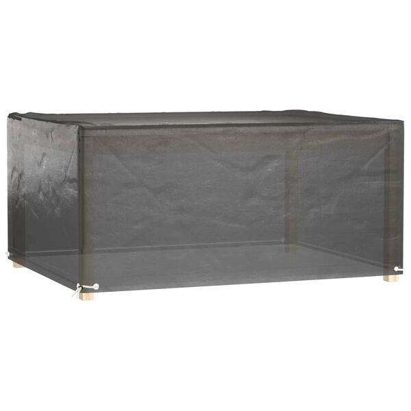 vidaXL Gartenm&ouml;bel-Abdeckungen 2 Stk. 8 &Ouml;sen 180x135x80 cm Rechteckig